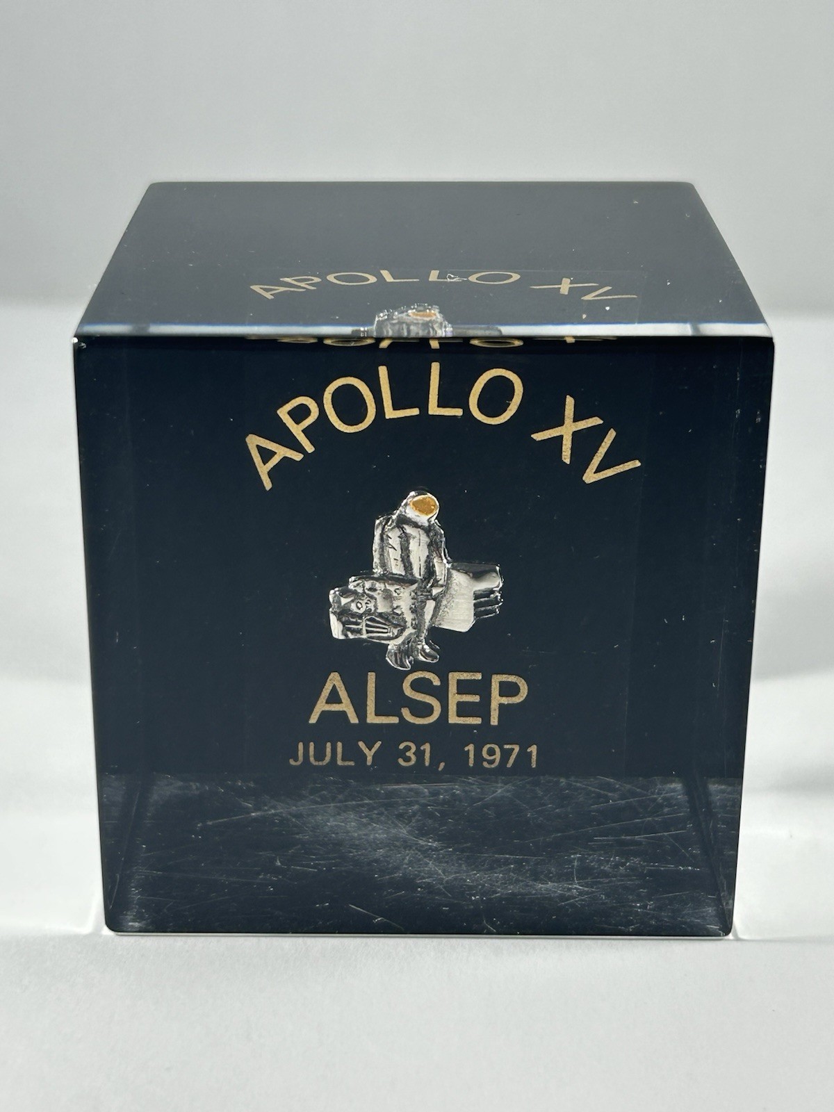 RARE Astronaut with ALSEP Emblem Flown Aboard Apollo 15 to Moon's Lunar Surface