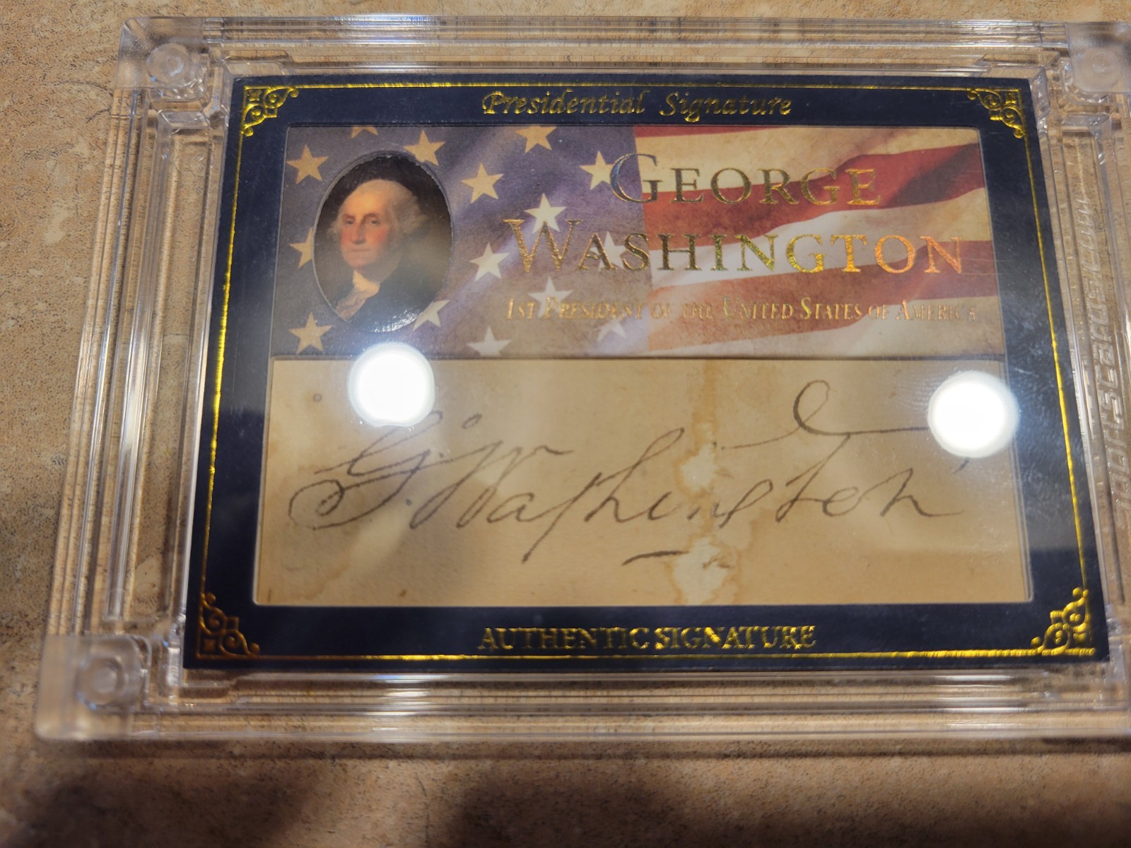 2025 Potus George Washington Auto 3/3