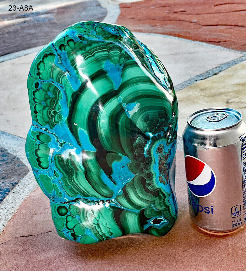CHRYSOCOLLA CHATOYANT MALACHITE ULTRA RARE BIG 17 LB. WORLD CLASS TOP SPECIMEN @ CHRYSOCOLLA CHATOYANT MALACHITE ULTRA RARE BIG 17 LB. WORLD CLASS TOP SPECIMEN @