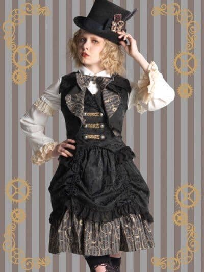 h.NAOTO Disney Alice collaboration dress