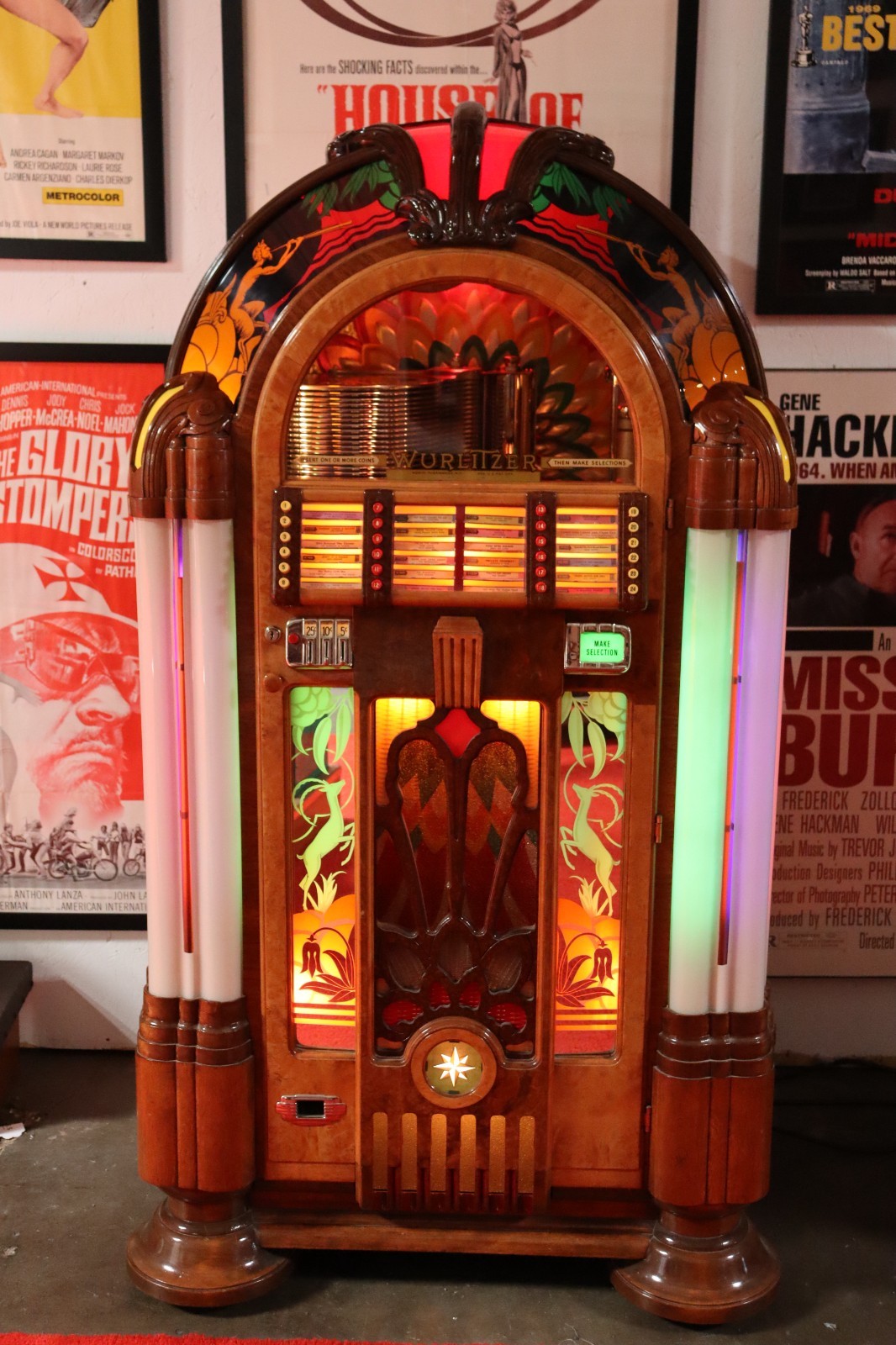 Vintage 1942 Wurlitzer 950 Jukebox Fully Serviced Original Great Working