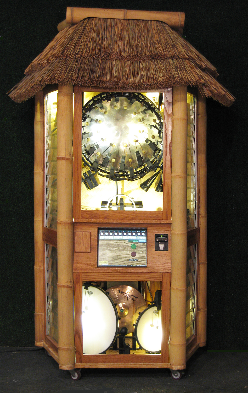Automated Steel Drum Safari Hut Casino Poolside attraction Arcade