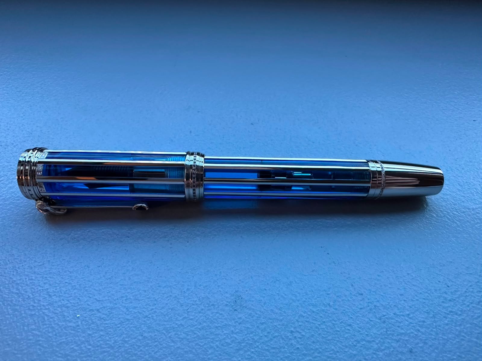 Montblanc White House Skeleton Solid 18k Gold LE Fountain Pen - Edition of 43