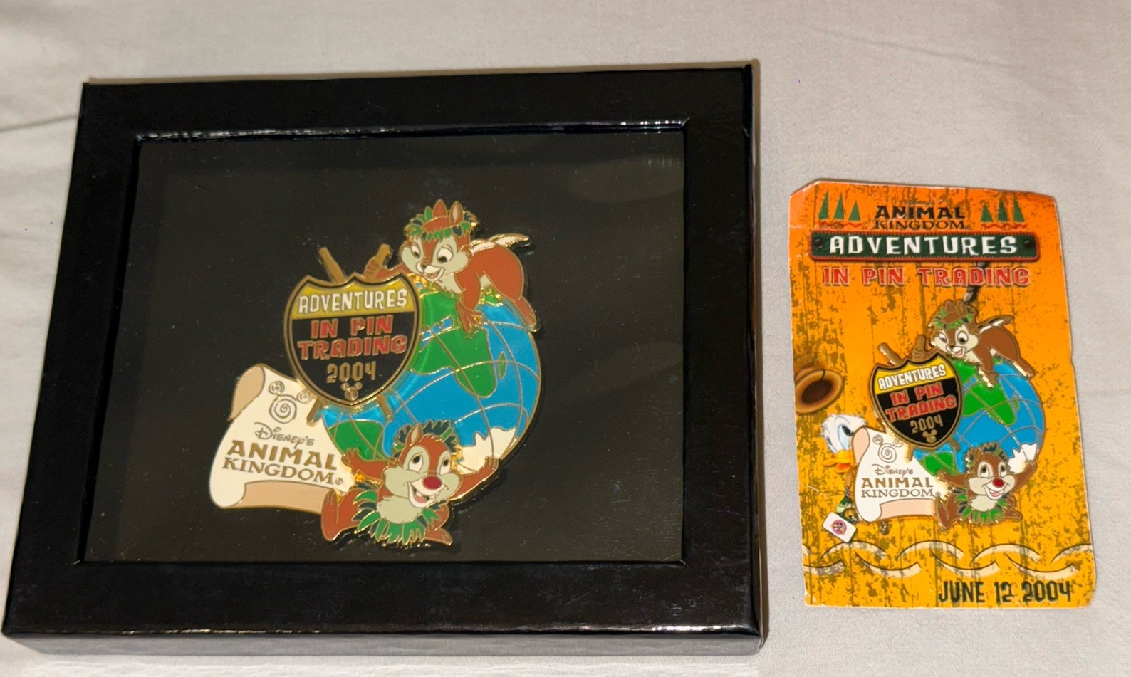 Disney Pins Rare Artist Proof A.P 2004 Chip & Dale Pin Lot Jumbo LE 5 + 750 Disney Pins Rare Artist Proof A.P 2004 Chip & Dale Pin Lot Jumbo LE 5 + 750