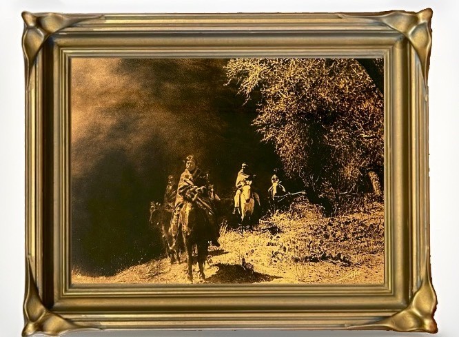 Edward S. Curtis Photo Gold Tone Glass Plate 11 Edward S. Curtis Photo Gold Tone Glass Plate 11