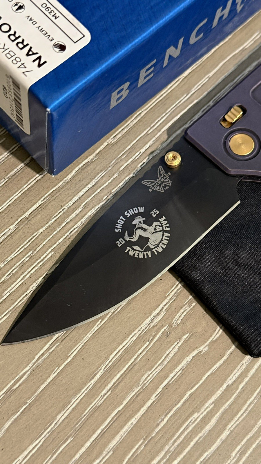 Benchmade Narrows – 2025 SHOT Show Special Edition – #20/25 – New in Box Benchmade Narrows – 2025 SHOT Show Special Edition – #20/25 – New in Box