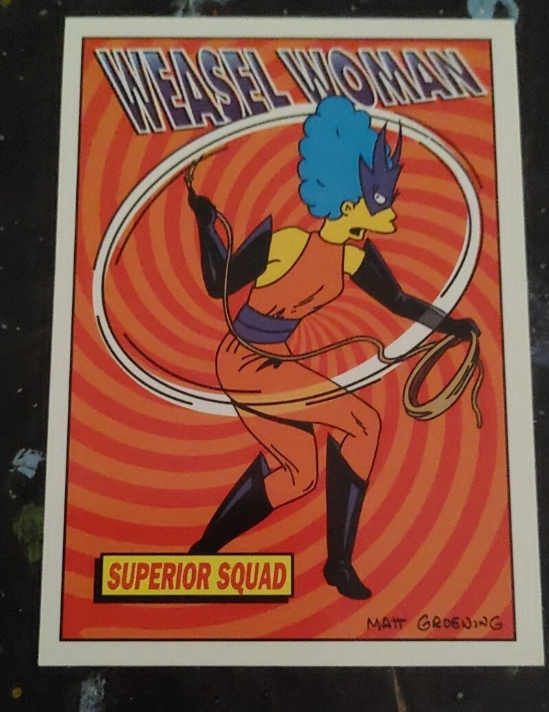 1994 Skybox The Simpsons Series 2 - Weasel Woman #R9 - Many Non-Sport Cards 1994 Skybox The Simpsons Series 2 - Weasel Woman #R9 - Many Non-Sport Cards