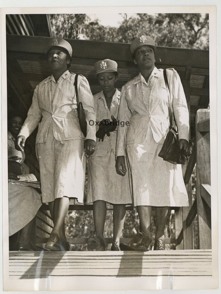 African American US Army Nurse Corp 1944 Acme Photo WWII Black WAC WAAC J14742 African American US Army Nurse Corp 1944 Acme Photo WWII Black WAC WAAC J14742