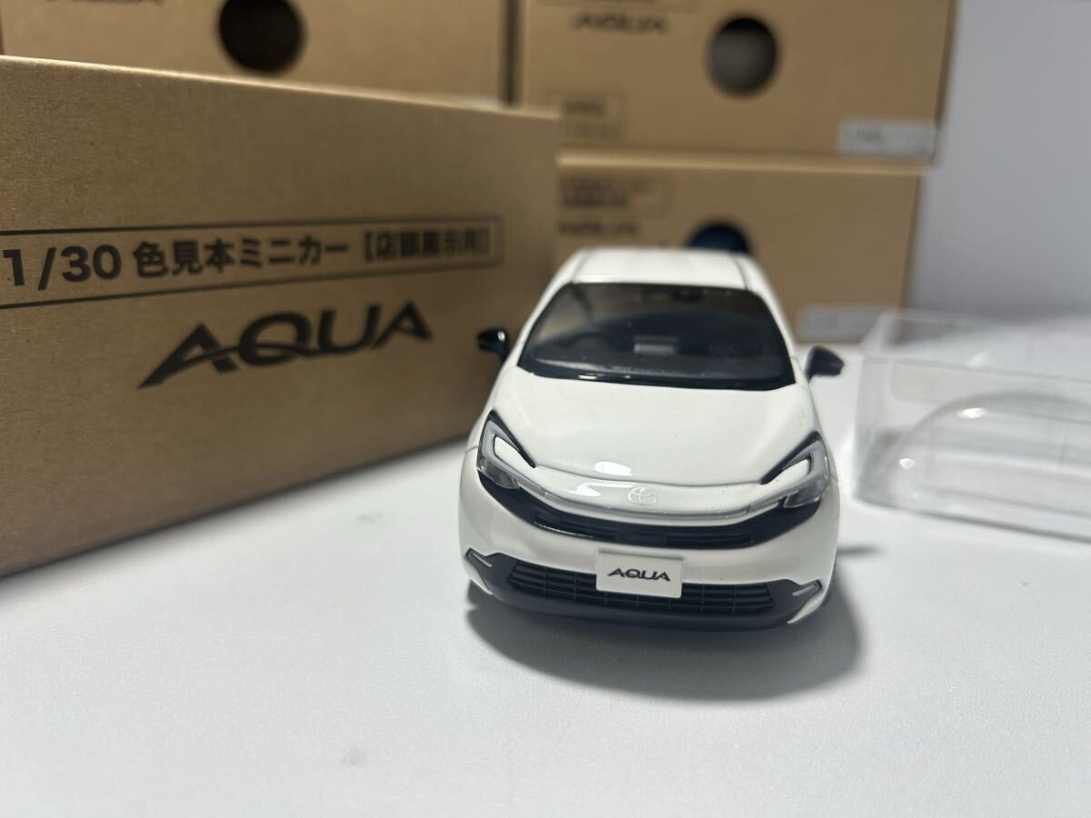 TOYOTA 1/30 Scale Aqua Model 2025 Color Sample Diecast Ca set of 12 color