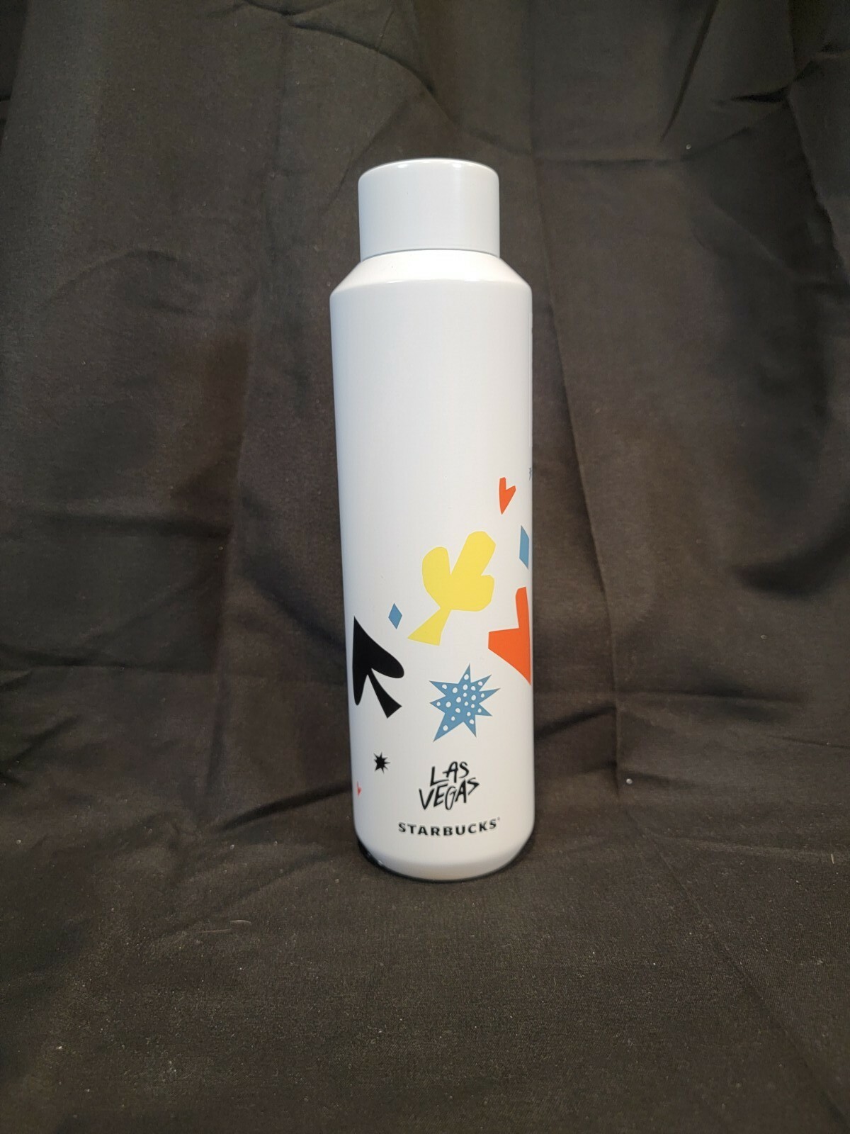 BNWT Starbucks Insulated Stainless Steel White LAS VEGAS 20 oz. Ultra Rare HTF BNWT Starbucks Insulated Stainless Steel White LAS VEGAS 20 oz. Ultra Rare HTF