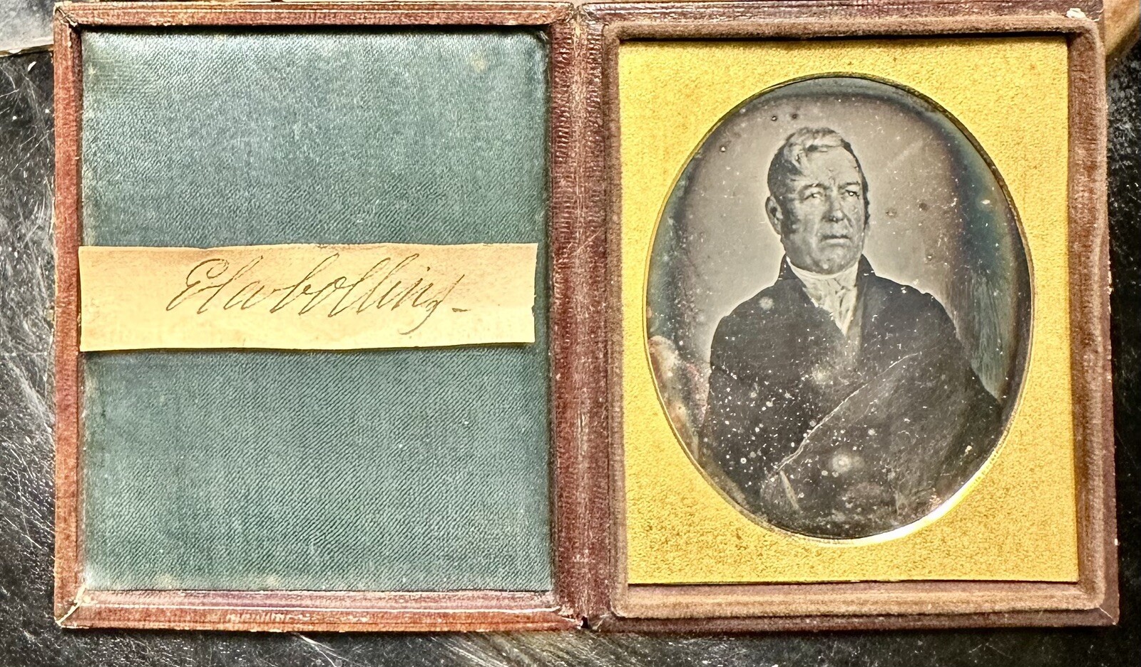 RARE Early 1840 Daguerreotype Congressman ELA COLLINS New York Political History RARE Early 1840 Daguerreotype Congressman ELA COLLINS New York Political History