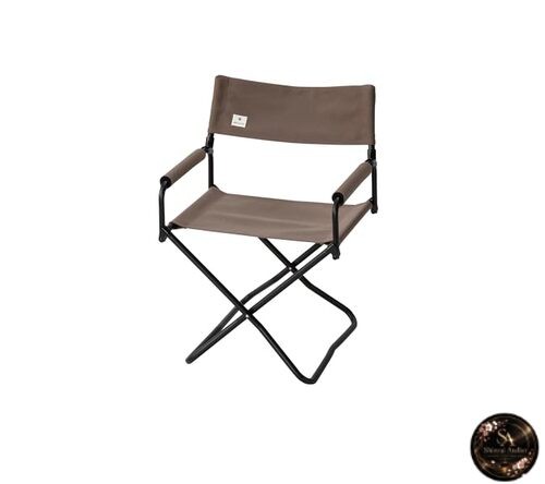 Snow Peak FD Chair Wide Gray LV-077GY Folding Chair Outdoor Camping Stable High
