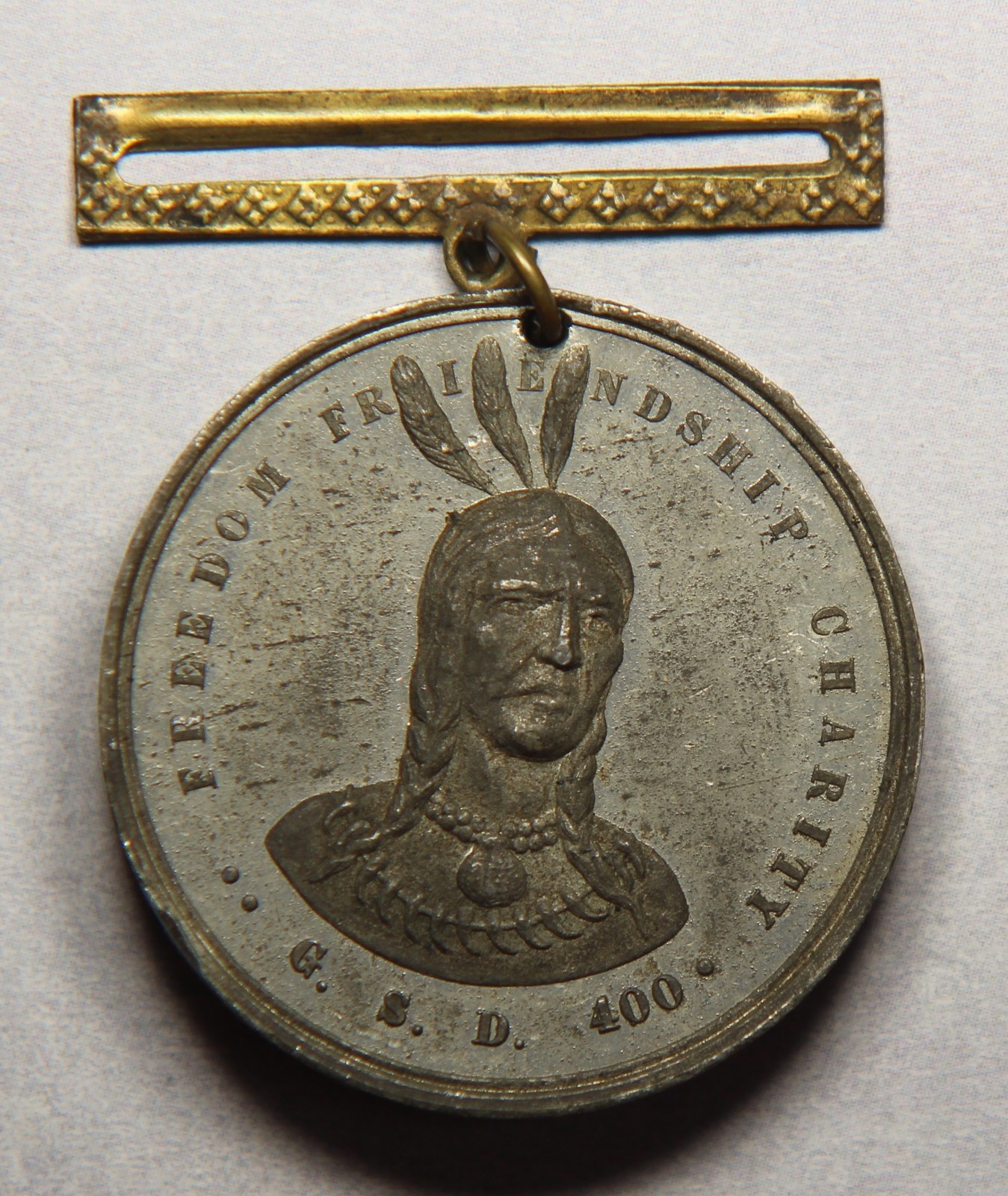 1892-93 Columbian Exposition Expo Chicago World's Fair Medal G.S.D. 400 1892-93 Columbian Exposition Expo Chicago World's Fair Medal G.S.D. 400