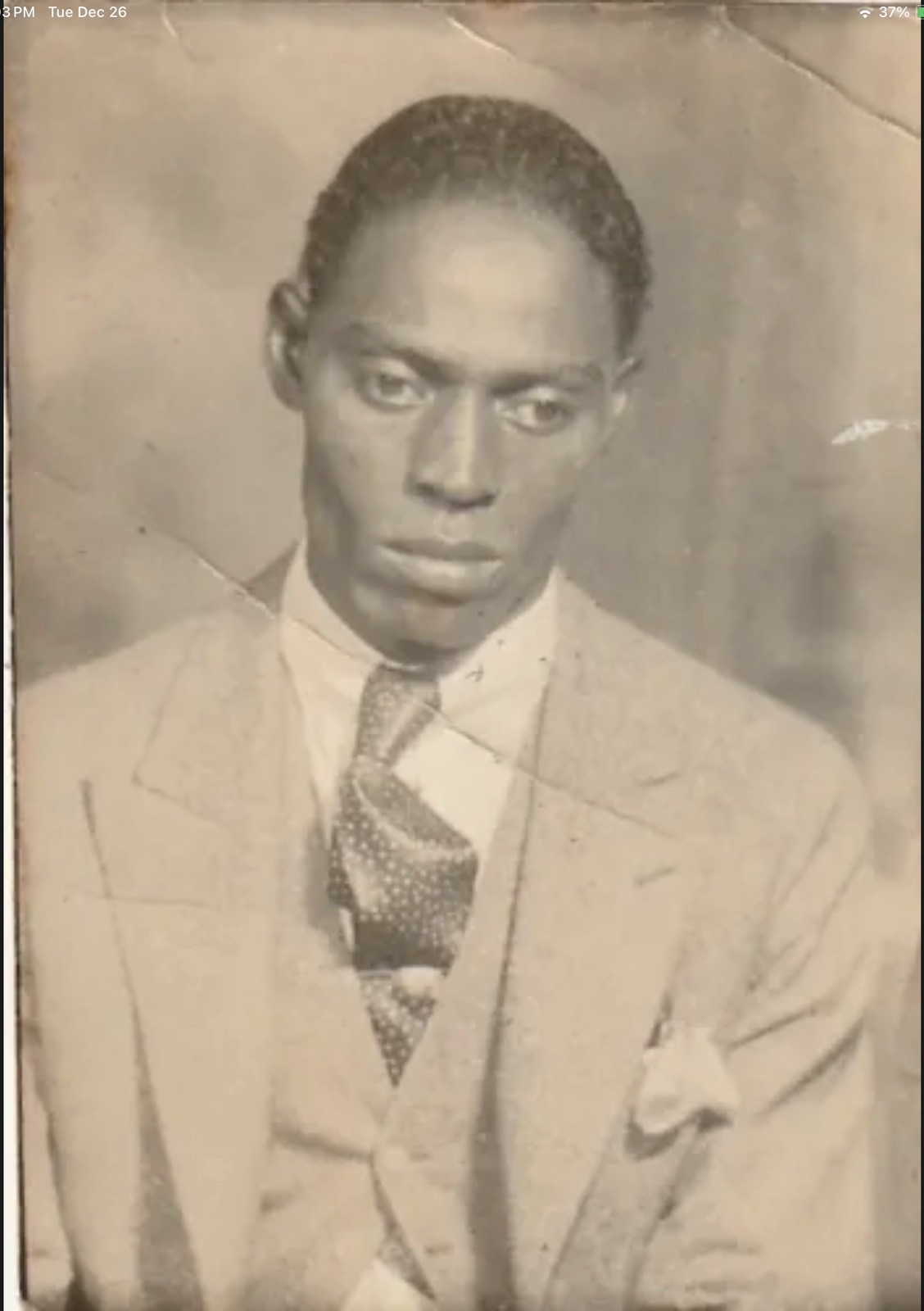 Antique Photo Scott Joplin - found as HANDSOME SAD-LOOKING AFRICAN-AMERICAN MAN Antique Photo Scott Joplin - found as HANDSOME SAD-LOOKING AFRICAN-AMERICAN MAN