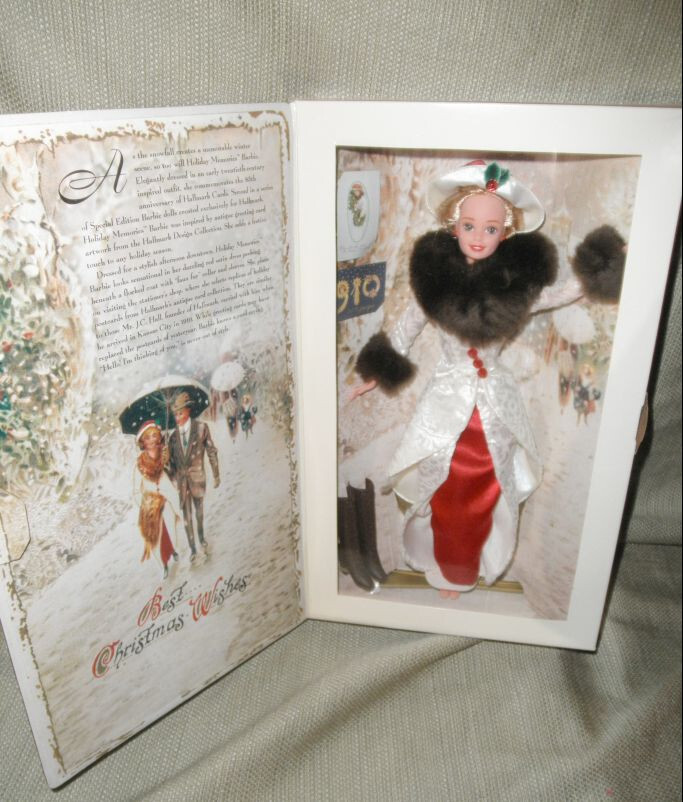 NEW VINTAGE 1995, by MATTEL #14106, BARBIE HALLMARK SPECIAL ED. HOLIDAY MEMORIES
