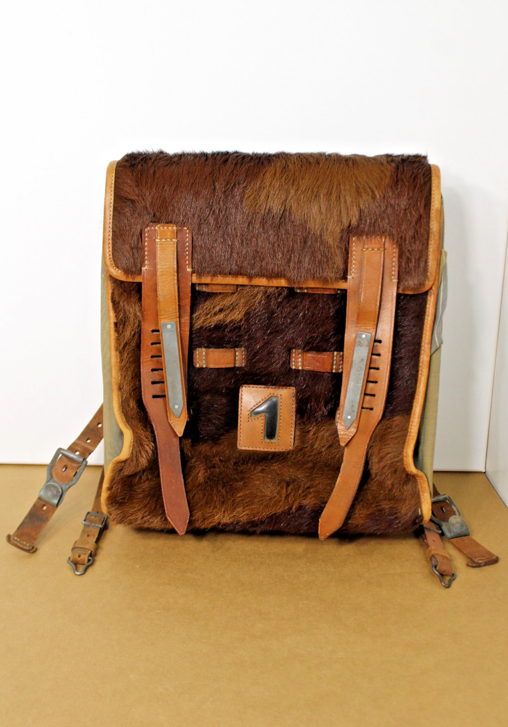Original WWII German Wehrmacht Radio Signalman's Horse Hair M34 Backpack No. 1