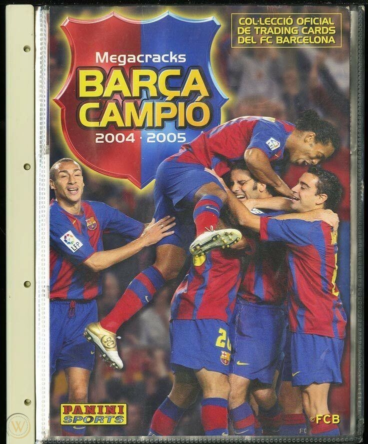 Factory Sealed Set Panini MEGACRACKS CHAMPION BOAT 2004-2005 Messi rookie cards