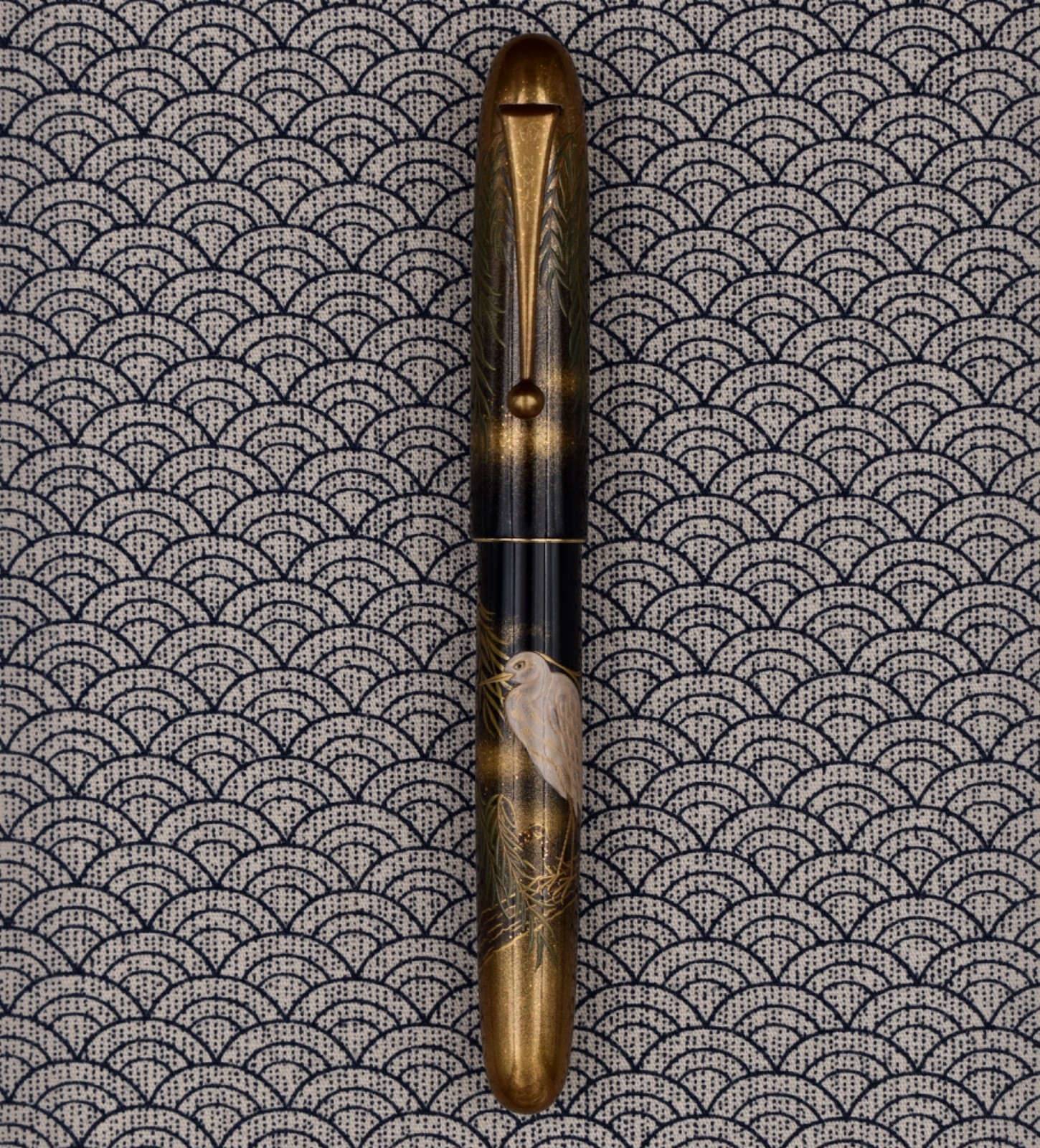 NAMIKI 2005 Yukari Royale Snowy Egret (Shirasagi) Fountain Pen Seiki Chida M