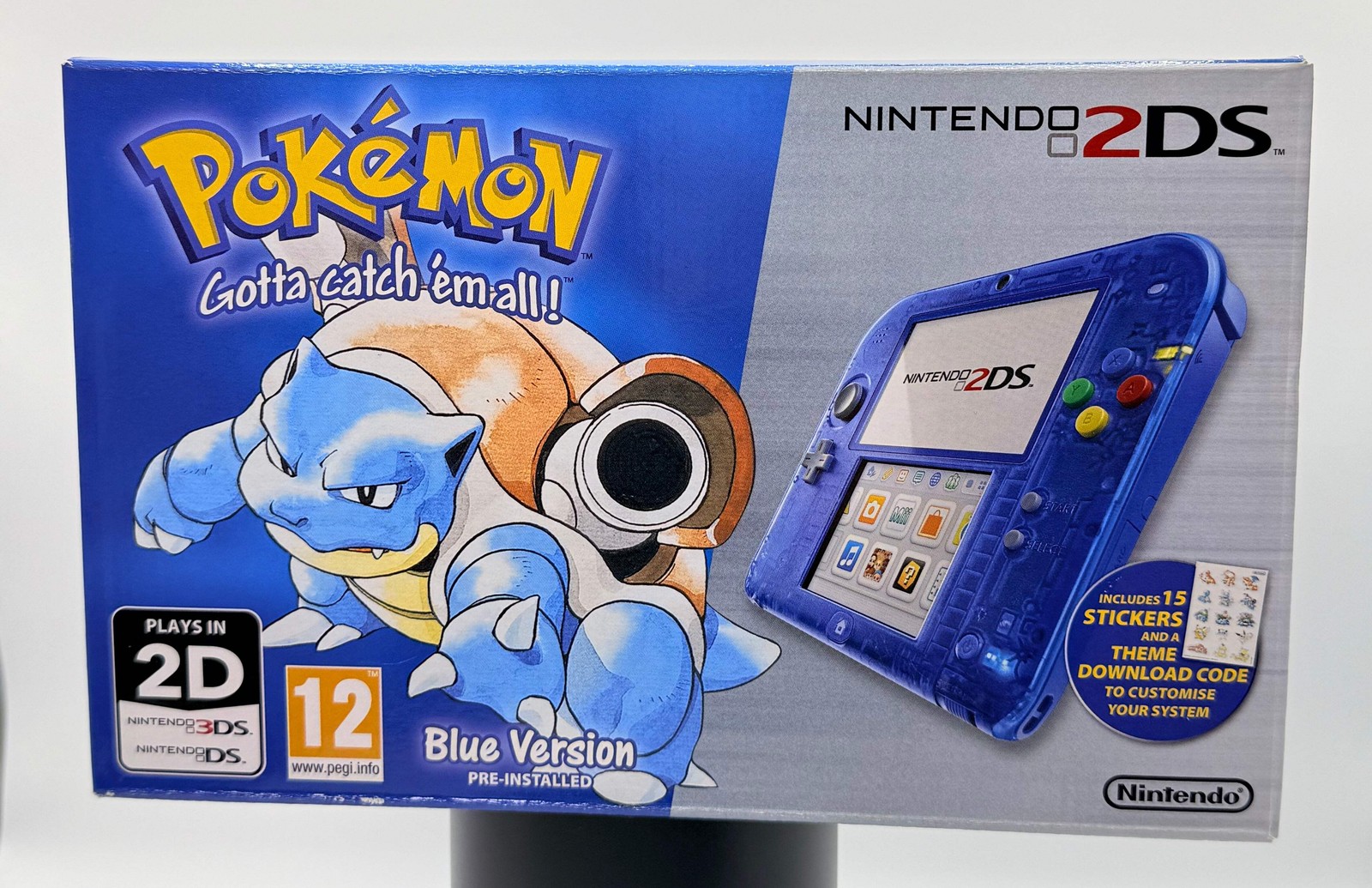 Pokemon - Blue Edition Nintendo 2DS - CIB New - 0% VAT GVMS Pokemon - Blue Edition Nintendo 2DS - CIB New - 0% VAT GVMS