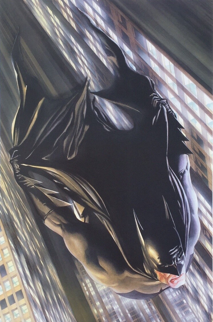 Miracle in Crime Alley Batman Alex Ross SIGNED Limited Ed Giclee Print on Canvas Miracle in Crime Alley Batman Alex Ross SIGNED Limited Ed Giclee Print on Canvas