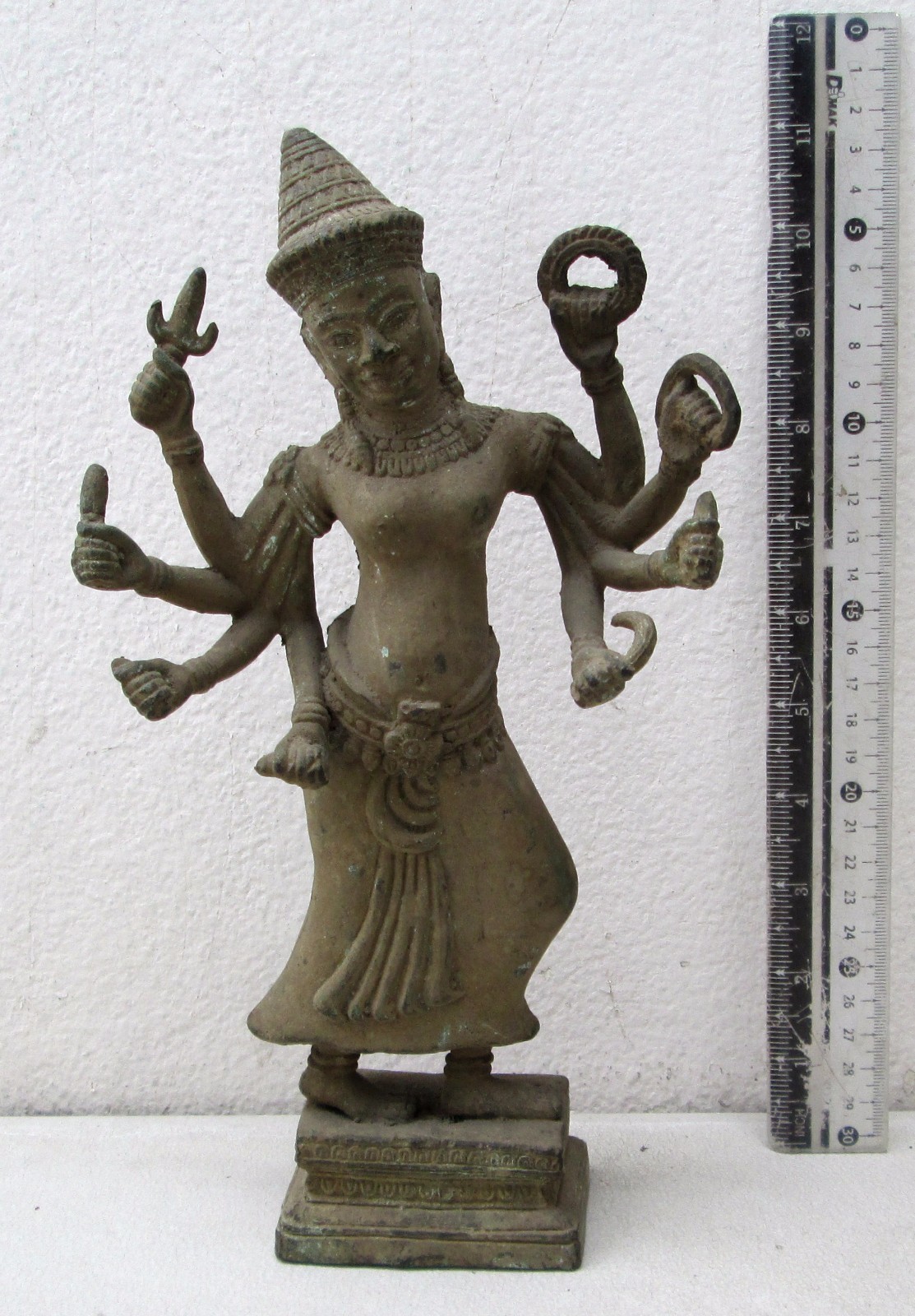 MAGNIFICENT Khmer Cambodia Bronze Dark Ages Durga Mata MAGNIFICENT Khmer Cambodia Bronze Dark Ages Durga Mata