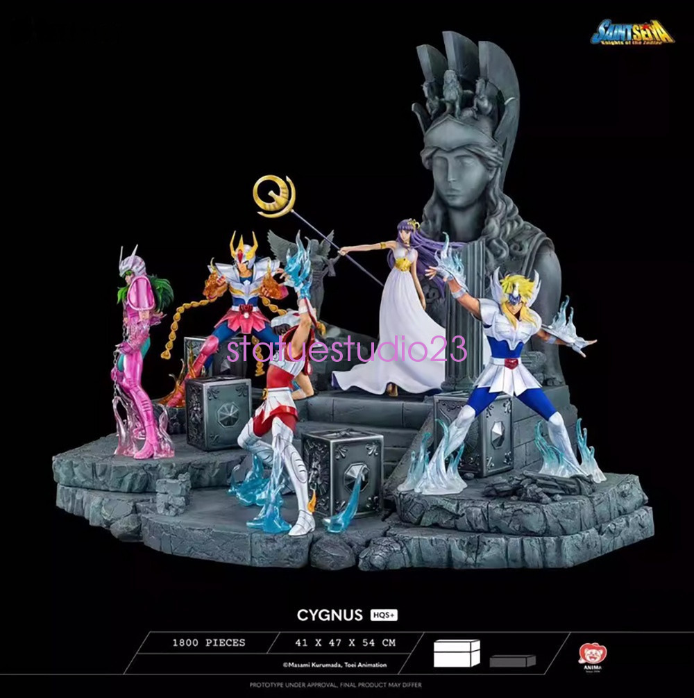 Tsume Saint Seiya 1/4 Scale Saori Kido And Bronze Five Small GK Model Statue
