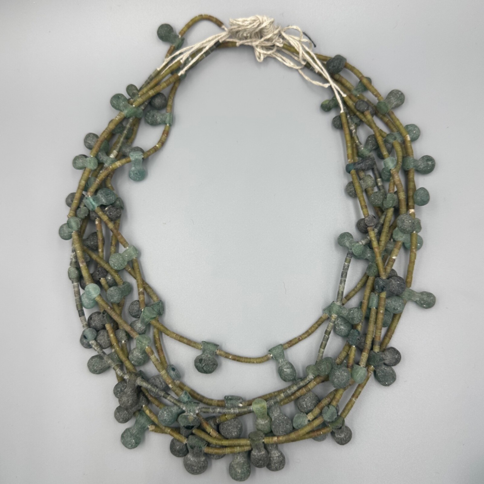 Beautiful Set Of Genuine Ancient Roman Glass Necklace - Multiple Strings Beautiful Set Of Genuine Ancient Roman Glass Necklace - Multiple Strings