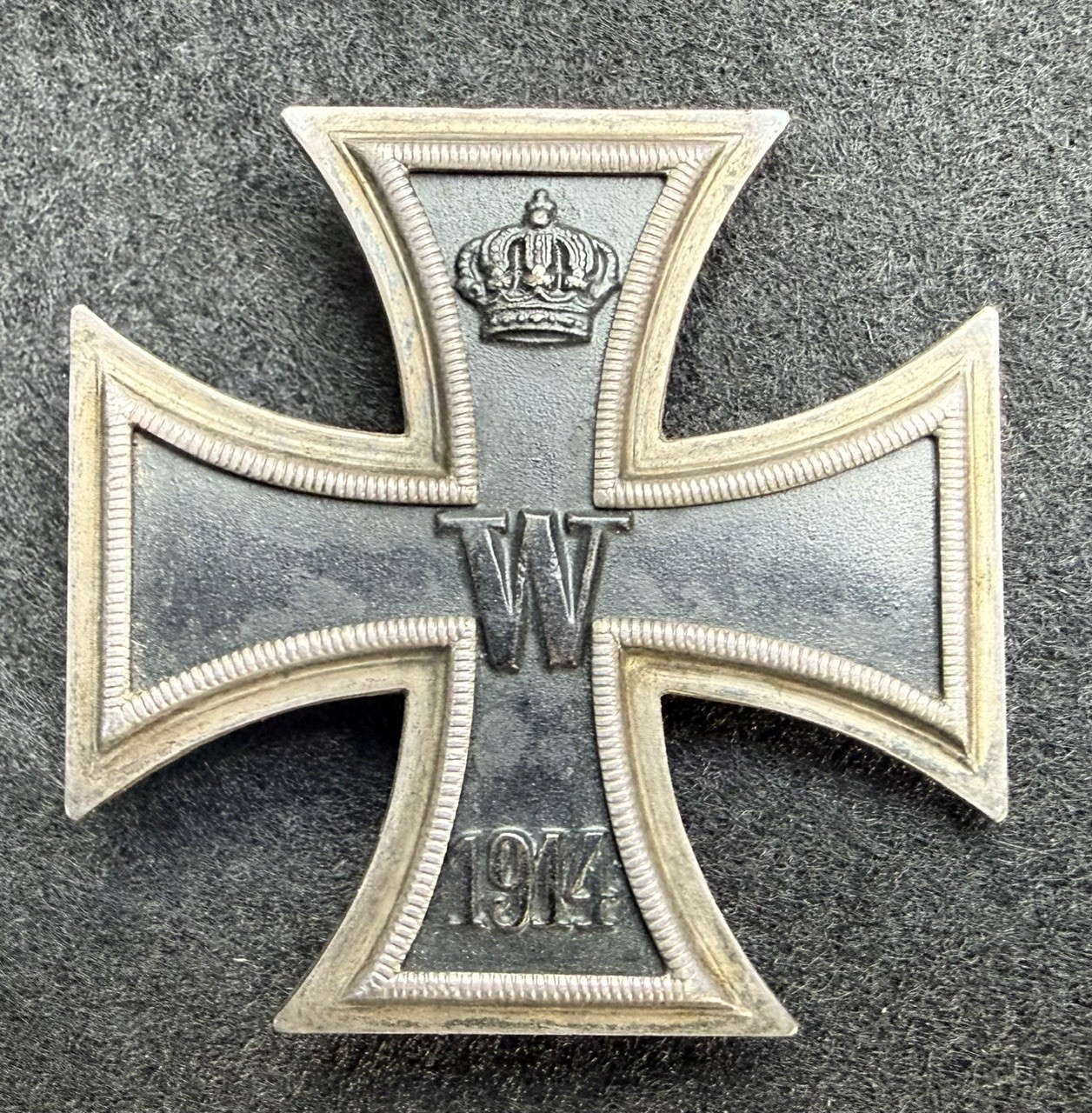 Engraved 1914 Iron Cross First Class - Somme 1916