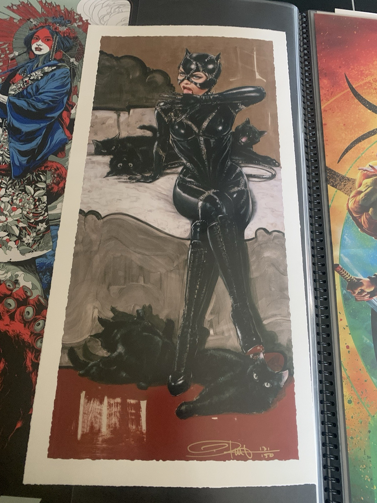 🔥 Sideshow Collectibles Catwoman Olivia De Berardinis print /150 🔥 Sideshow Collectibles Catwoman Olivia De Berardinis print /150