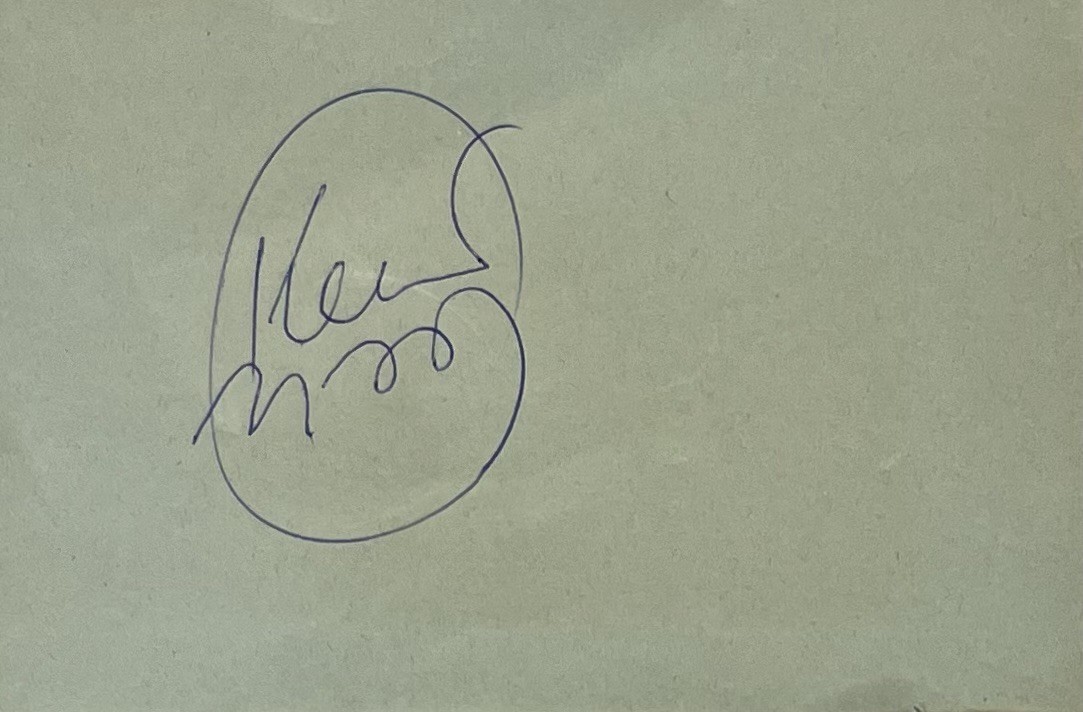 The Who : Keith Moon - Signed Autograph - Book Page The Who : Keith Moon - Signed Autograph - Book Page