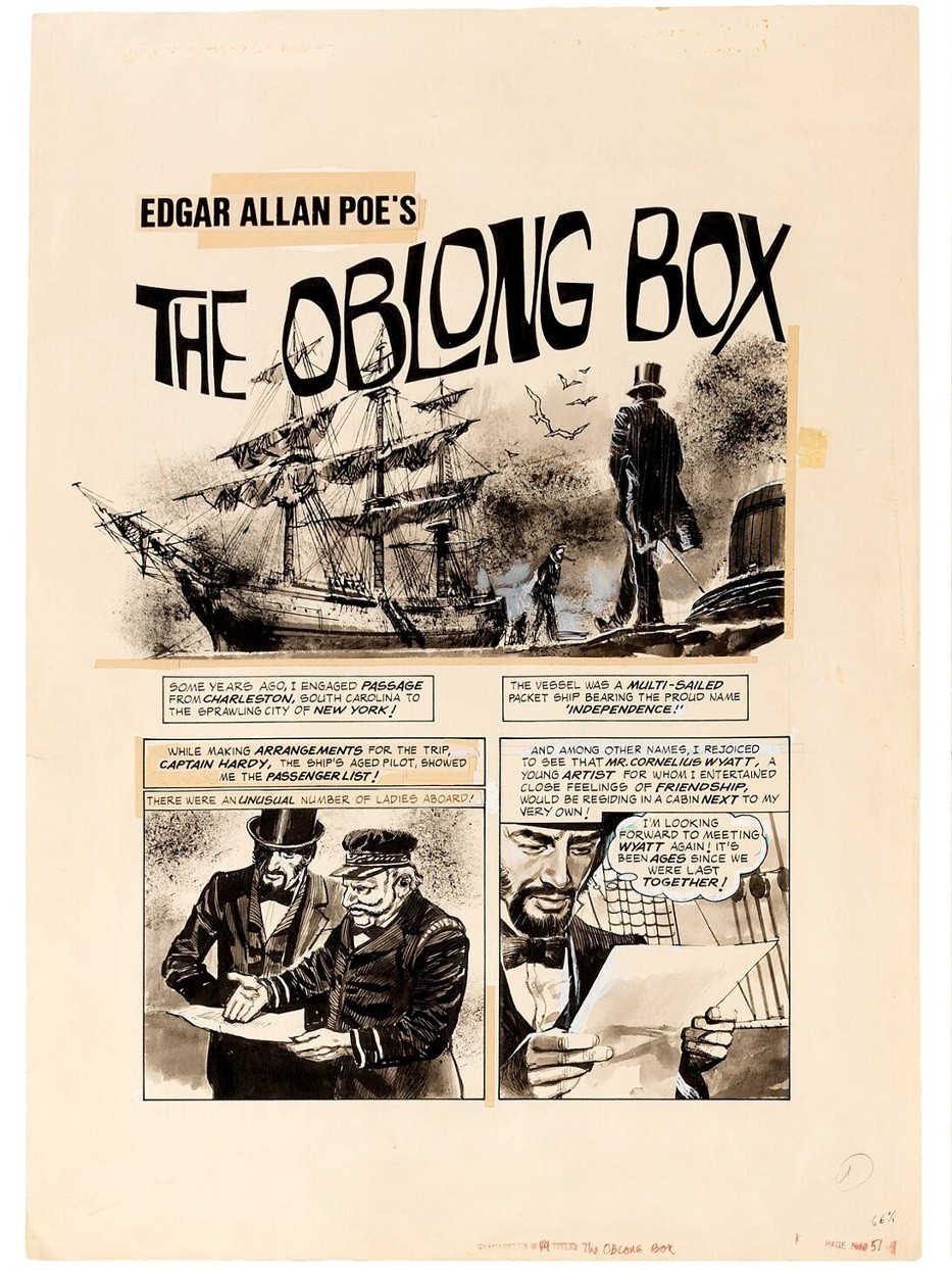 Complete Story Original art Edgar Allan Poe's 