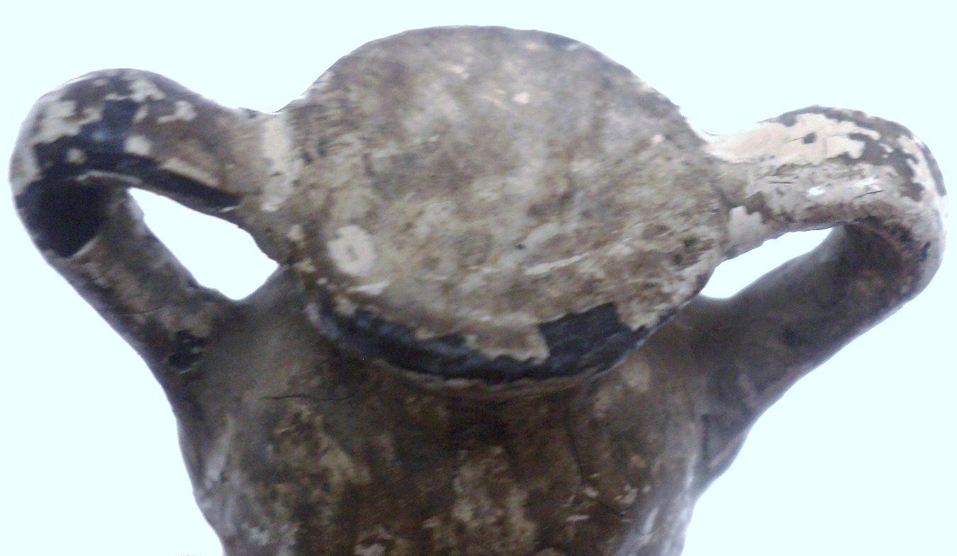 Antique Ancient Roman Bronze Sealed Amphora with Handles 1st-2nd c. AD 70 x 40mm Antique Ancient Roman Bronze Sealed Amphora with Handles 1st-2nd c. AD 70 x 40mm