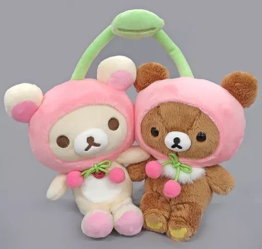 Rilakkuma Store Cherry Fruit Nakayoshi Plush 2020 MY55201 Korilakkuma Limited Rilakkuma Store Cherry Fruit Nakayoshi Plush 2020 MY55201 Korilakkuma Limited