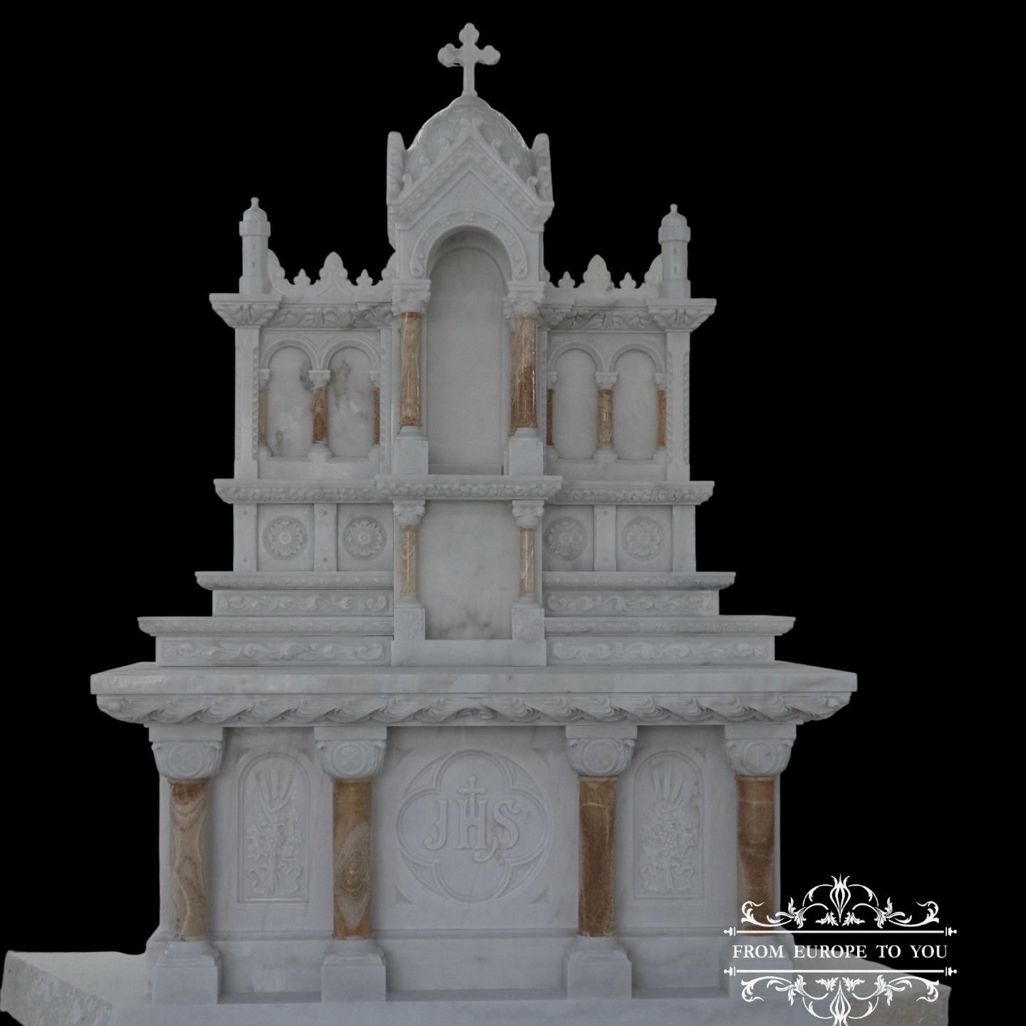 BEAUTIFUL CARVED RELIGIOUS CHURCH CHURCH ALTAR - TF439 BEAUTIFUL CARVED RELIGIOUS CHURCH CHURCH ALTAR - TF439