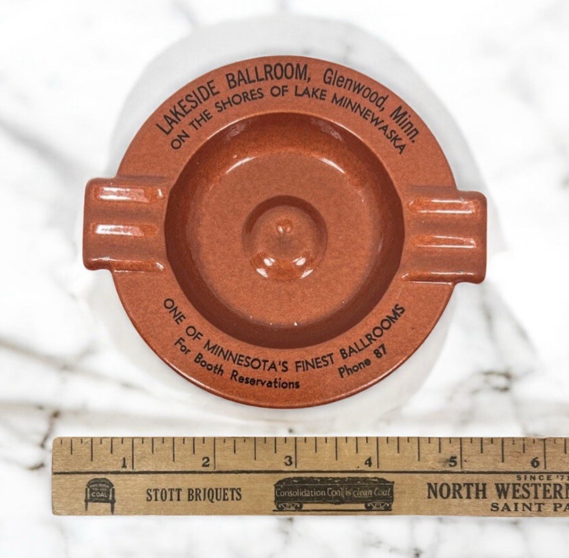 Vintage Lakeside Ballroom - Glenwood Minnesota (MN) / Lake Minnewaska Ashtray