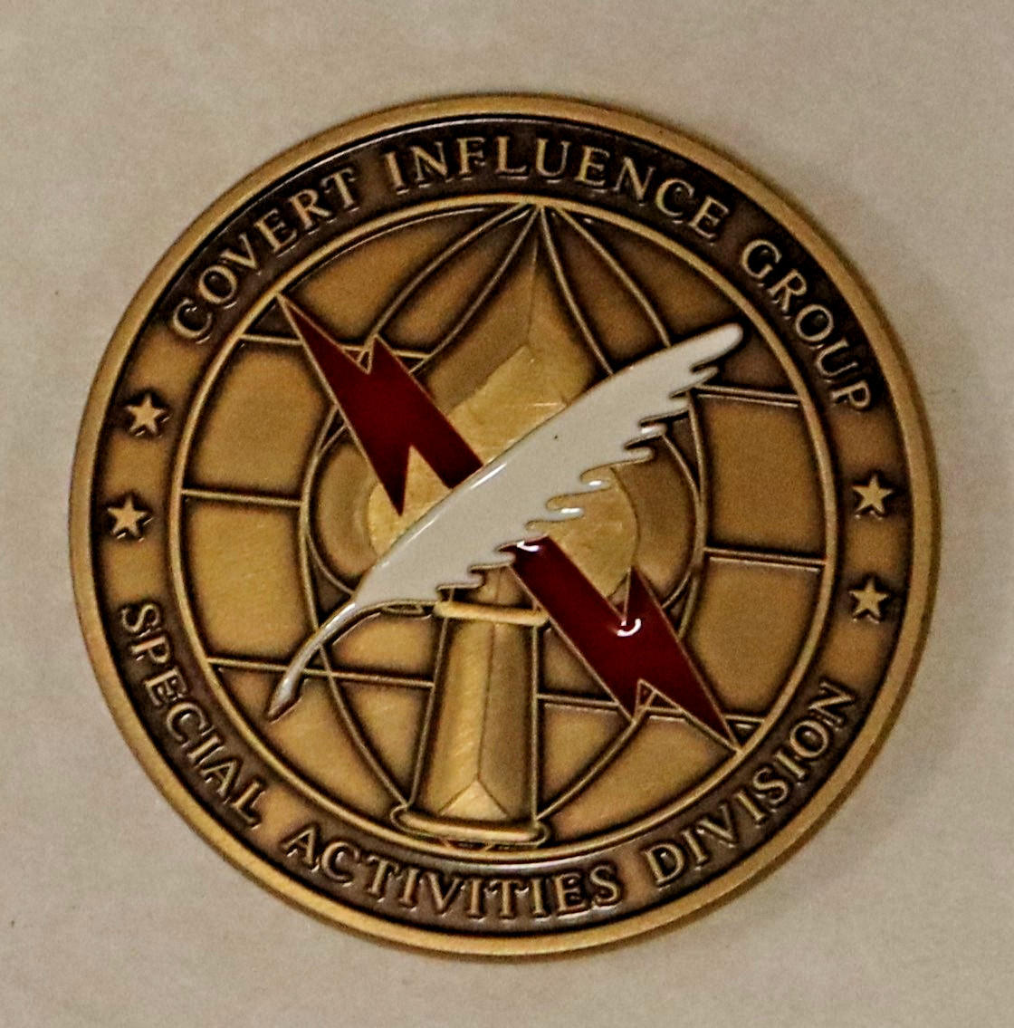 Central Intelligence Agency CIA Special Activities Division CIG Challenge Coin Central Intelligence Agency CIA Special Activities Division CIG Challenge Coin
