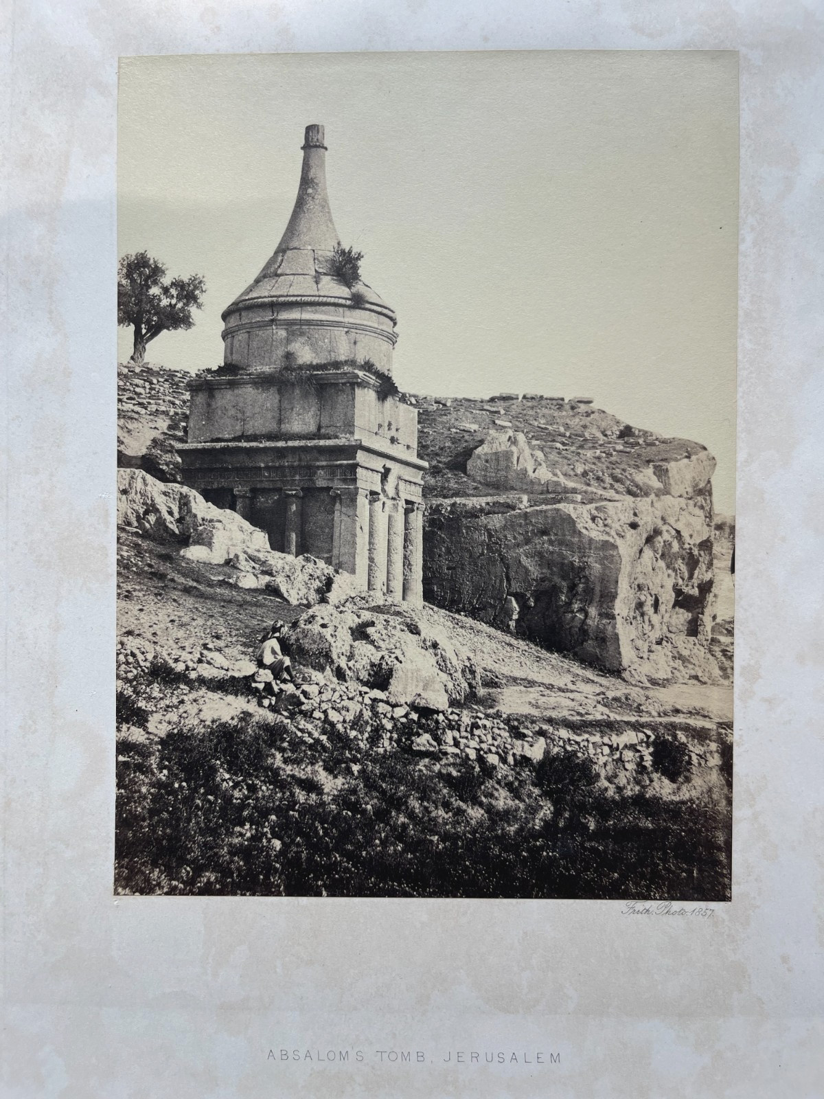 Francis Frith Jerusalem 1857 Holy Land Views, Albumen Prints (Lot of 4)