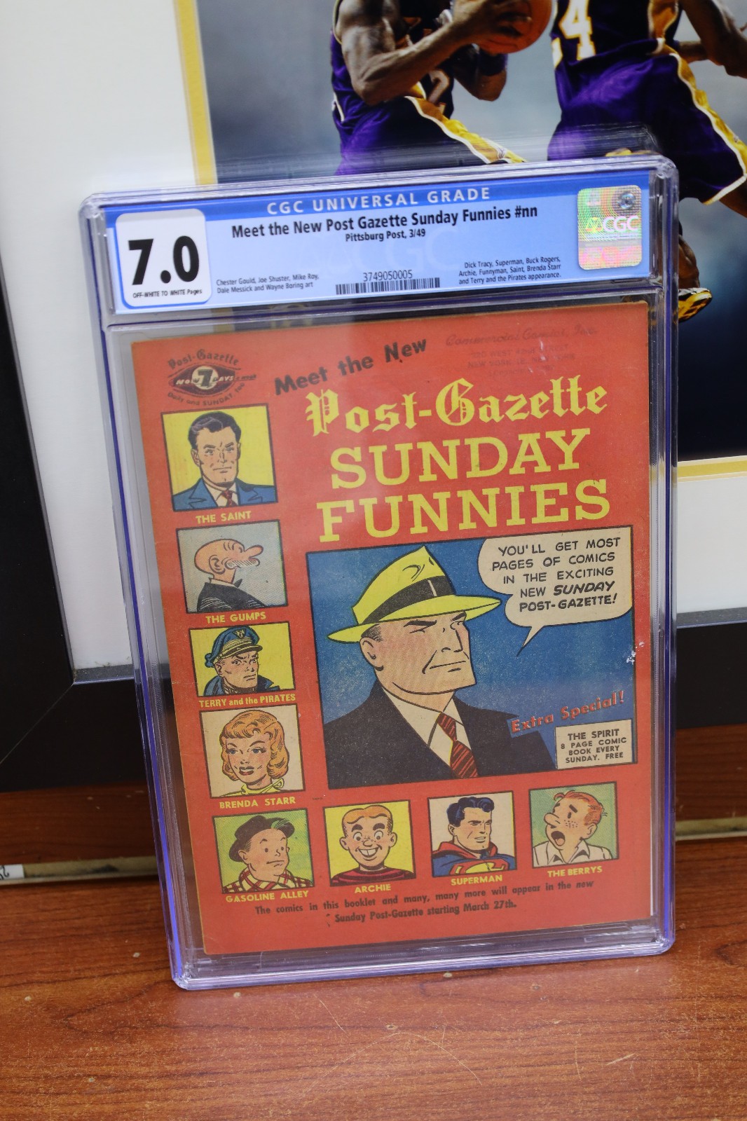 Meet the New Post Gazette Sunday Funnies CGC 7.0 1949 Giveaway Superman Meet the New Post Gazette Sunday Funnies CGC 7.0 1949 Giveaway Superman