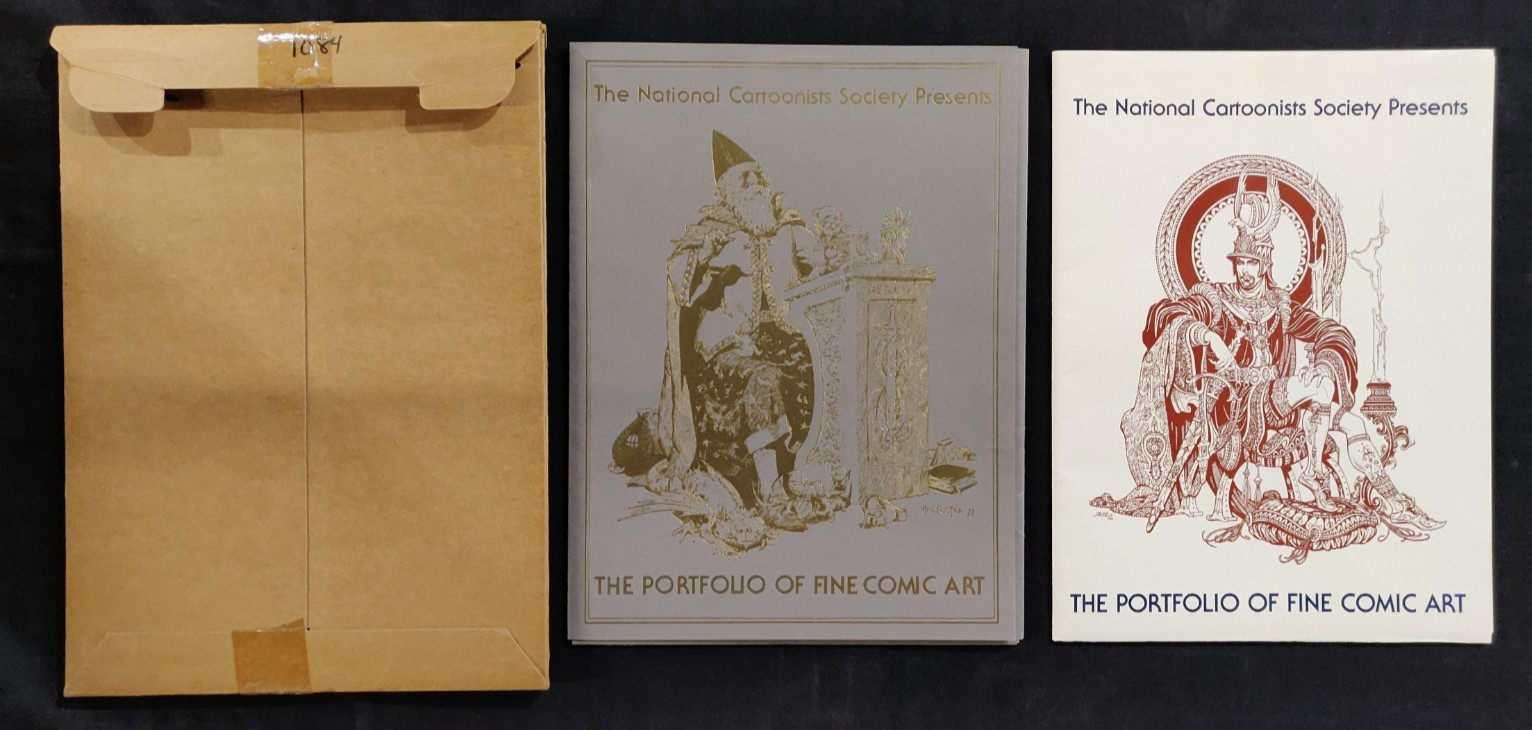 National Cartoonist Society Portfolio of Fine Comic Art - Vol 1 + 2 #1084/1500