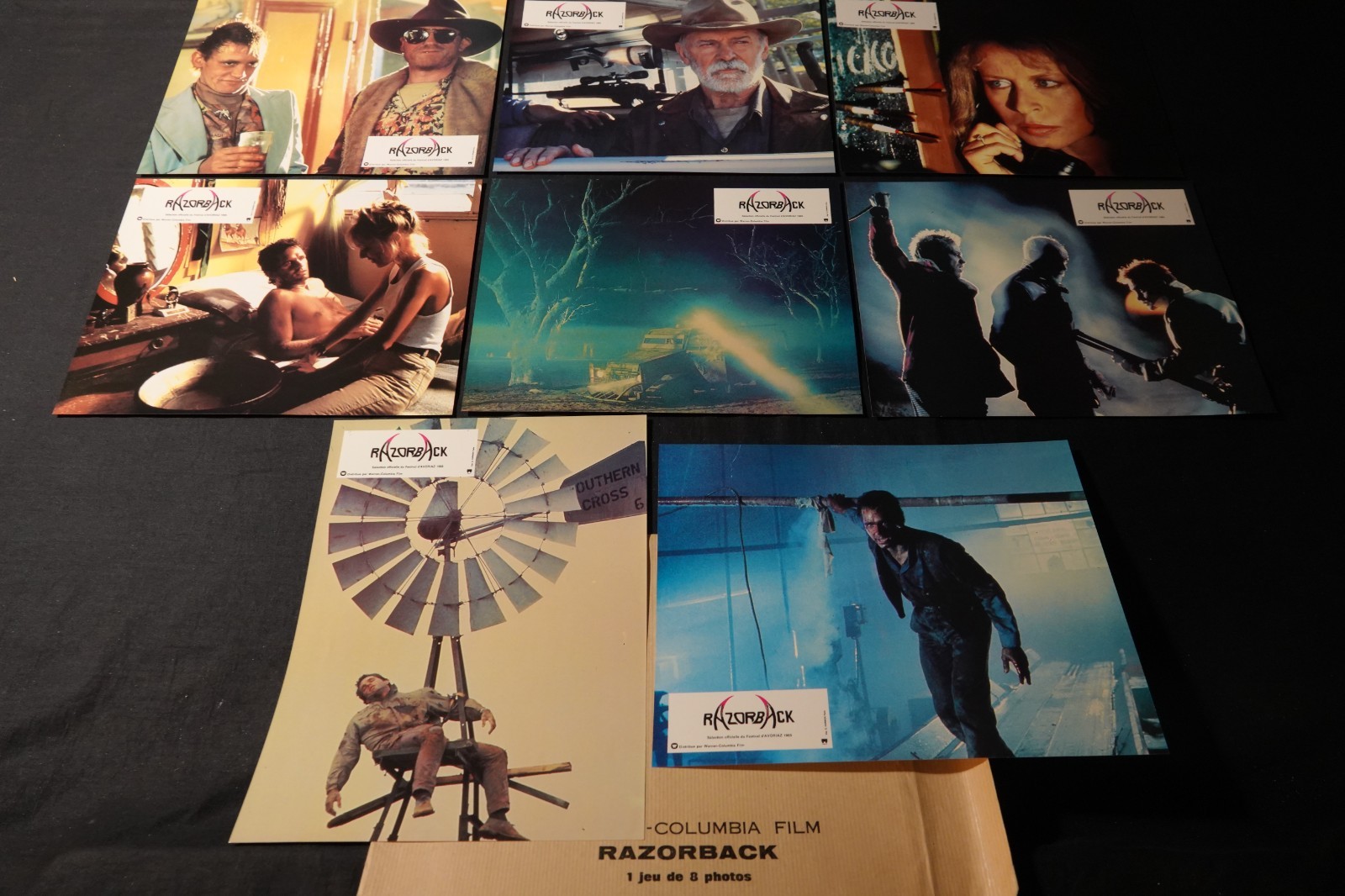 RAZORBACK Russell Mulcahy Game 8 Photos Cinema Lobby Cards