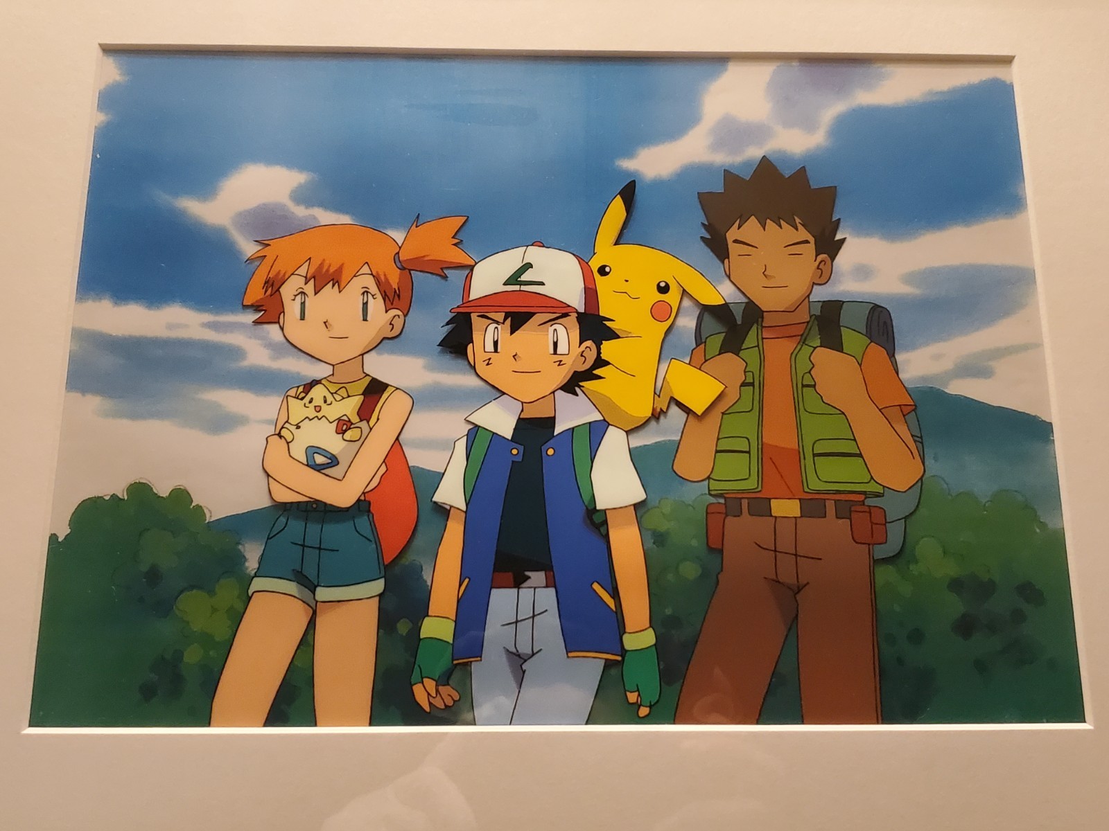 Pokemon - Ash, Pikachu, Misty, Brock - Production Anime Cel and Gengas Pokemon - Ash, Pikachu, Misty, Brock - Production Anime Cel and Gengas