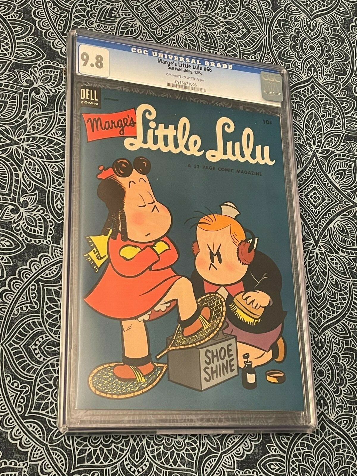Marge's Little Lulu #66 CGC 9.8 / 1953 / 0916671006 - RARE in Grade Marge's Little Lulu #66 CGC 9.8 / 1953 / 0916671006 - RARE in Grade
