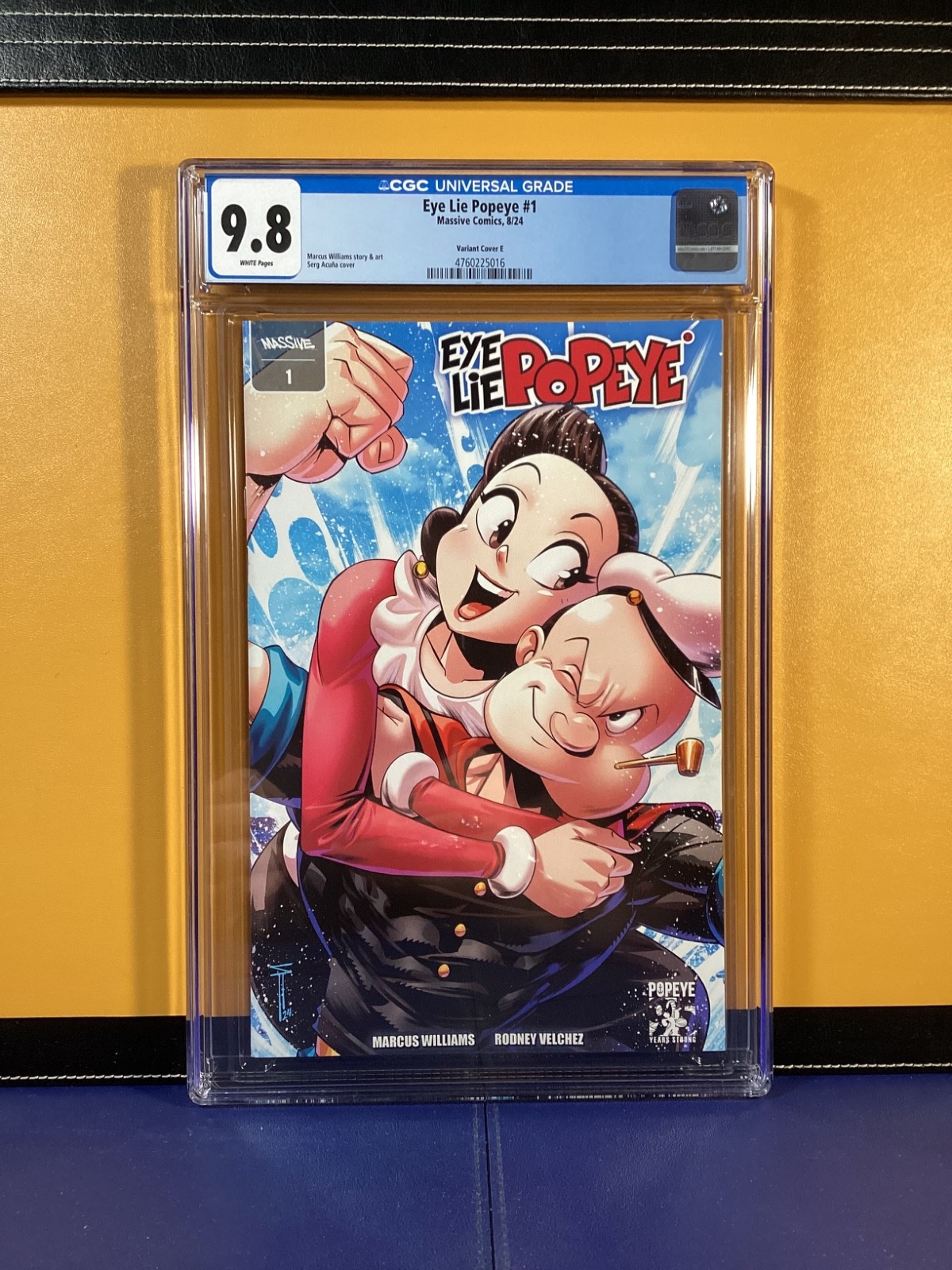 EYE LIE POPEYE (2024 MASSIVE) #1E CGC 9.8 SERG ACUÑA COVER EYE LIE POPEYE (2024 MASSIVE) #1E CGC 9.8 SERG ACUÑA COVER