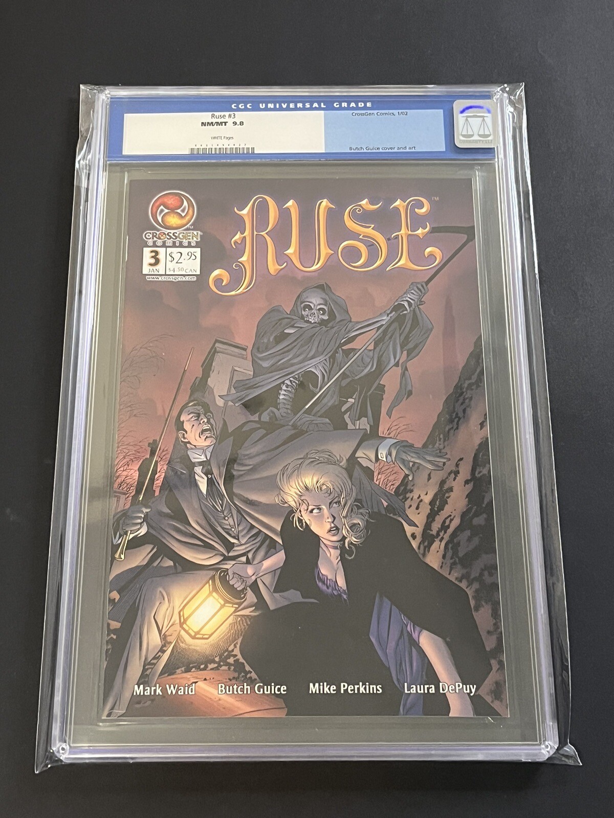 Ruse #3 🌟 CGC 9.8 🌟 Crossgen Graded Comic 1st 2002 Census shows only 2 graded