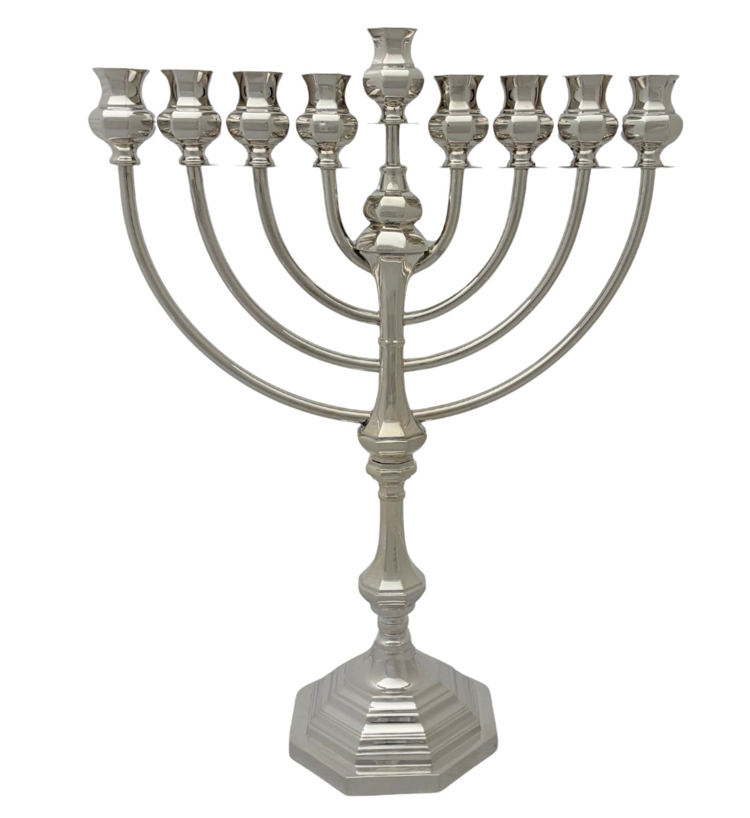 TIFFANY & CO 925 STERLING SILVER HANDMADE CLASSIC MODERN SHINY HANUKKAH MENORAH TIFFANY & CO 925 STERLING SILVER HANDMADE CLASSIC MODERN SHINY HANUKKAH MENORAH
