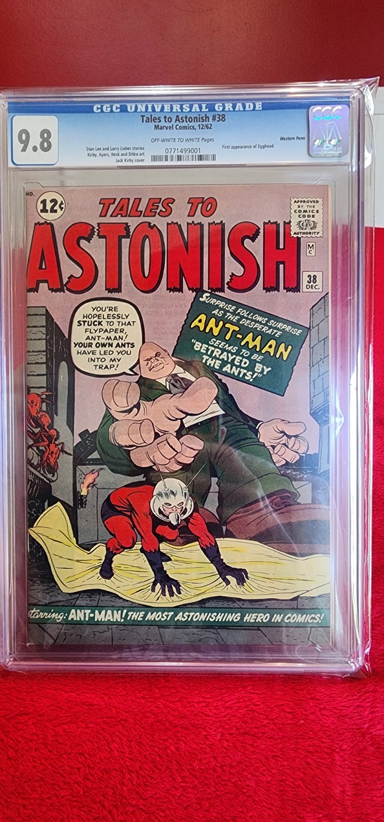 Tales to Astonish #38 CGC 9.8 Western Penn Collection. 1 Of Only 1 In 9.8 Grade