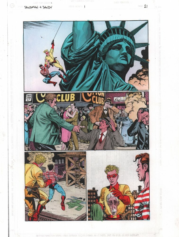Sandman & Sandy #1 p.21 - Action - 1990s by John Kalisz
