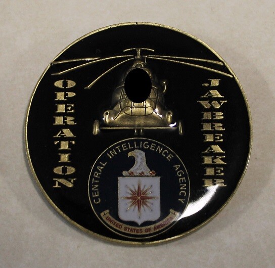 Central Intelligence Agency CIA DIA GU Op JAWBREAKER Afghanistan Challenge Coin Central Intelligence Agency CIA DIA GU Op JAWBREAKER Afghanistan Challenge Coin