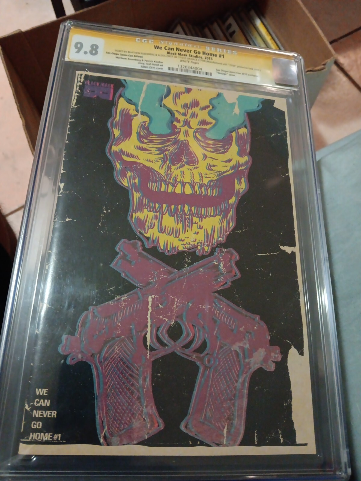 We Can Never Go Home #1 4/50 Only 3 Made With  Super Rare Signed 2 Auto 