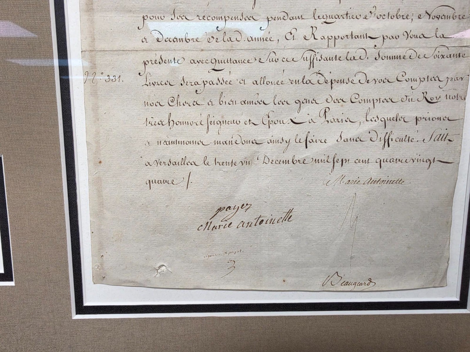 marie antoinette letter and siginture marie antoinette letter and siginture
